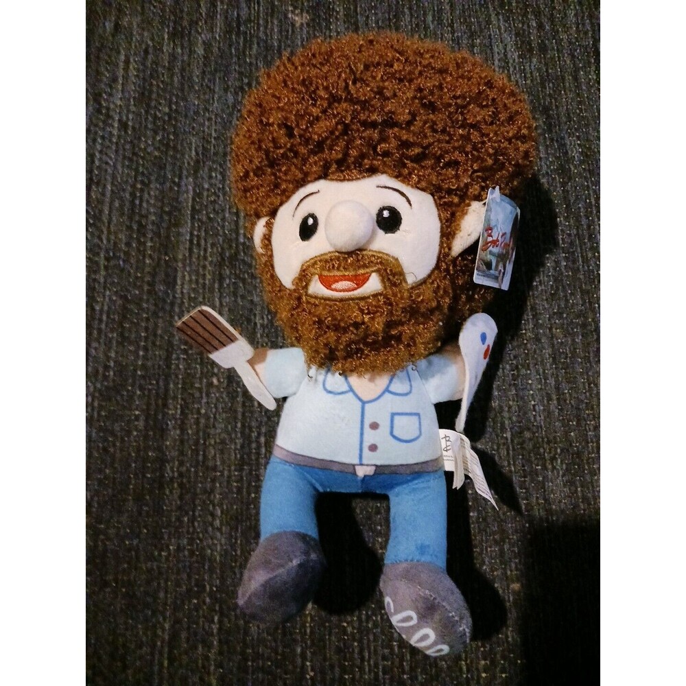 Bob Ross Plush By Fiesta 13 Inches Tall Stuffed Doll With Tags